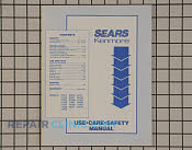 Owner's Manual - Part # 1813479 Mfg Part # SR4215