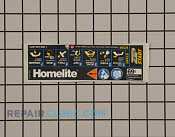 Label - Part # 1946411 Mfg Part # 940642005