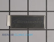 Name Plate - Part # 1056623 Mfg Part # 241569301