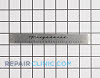Name Plate 216816801 Alternate Product View