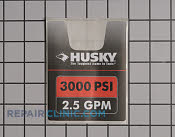 Decal - Part # 1956140 Mfg Part # 940779010