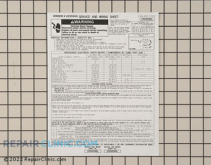 Service Tech Sheet 2255955         Main Product View