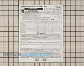 Service Tech Sheet - Part # 1407596 Mfg Part # 2255955