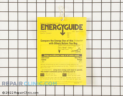 Label (OEM)  154424701 - $8.00