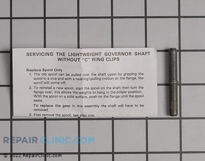 Governor Shaft 30574A          Main Product View