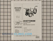 Owner's Manual - Part # 1967720 Mfg Part # 88601GS