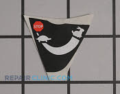 Label - Part # 1956297 Mfg Part # 941080001