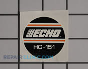 Label - Part # 2268189 Mfg Part # X503001300