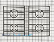 Burner Grate - Part # 1061474 Mfg Part # 9759932CB