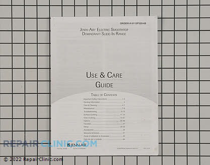 Owner's Manual 8113P528-60     Main Product View