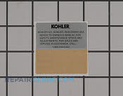 Label - Part # 1713306 Mfg Part # 41 037 10-S