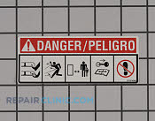 Decal - Part # 1767145 Mfg Part # 07731400