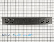 Control  Panel - Part # 1872870 Mfg Part # W10236209