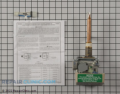 Gas Valve and Thermostat Assembly 9005113005 Main Product View