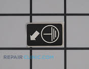 Label - Part # 1955663 Mfg Part # 940513002