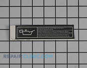 Label-engine lubricant - Part # 1956048 Mfg Part # 940708002