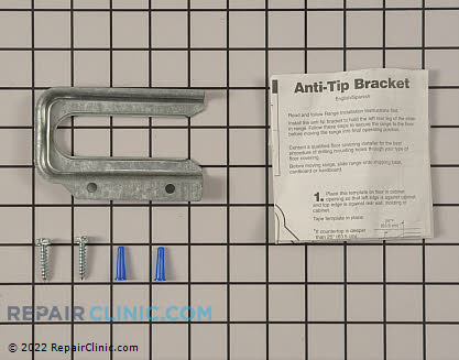 Anti-Tip Bracket W10017440 Main Product View