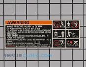 Decal - Part # 2141628 Mfg Part # 105-1295