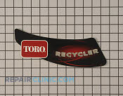 Decal - Part # 2141629 Mfg Part # 105-1296