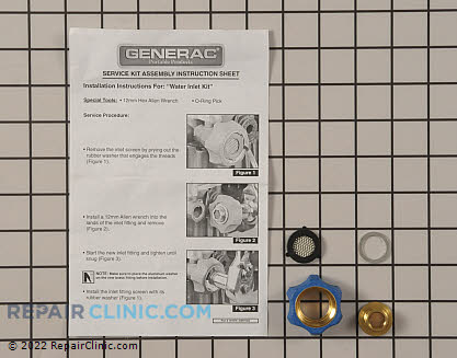 Kit water inlet 190670GS Main Product View