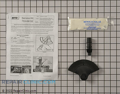 Chute Gear Kit 753-06152 Main Product View