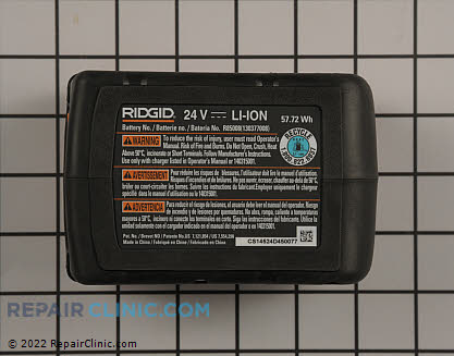 Ridgid Circular Saw Battery 130377008 Order now for same day shipping