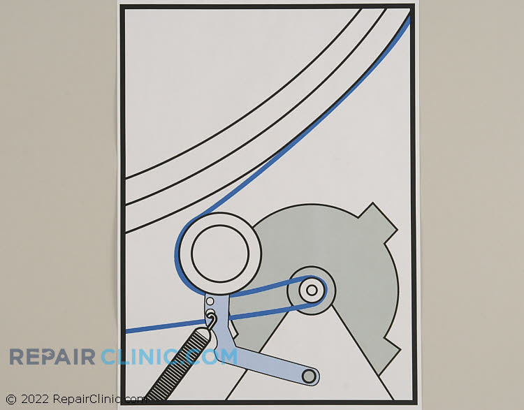 SOLVED: I need a diagram of dryer drum belt placement on ...