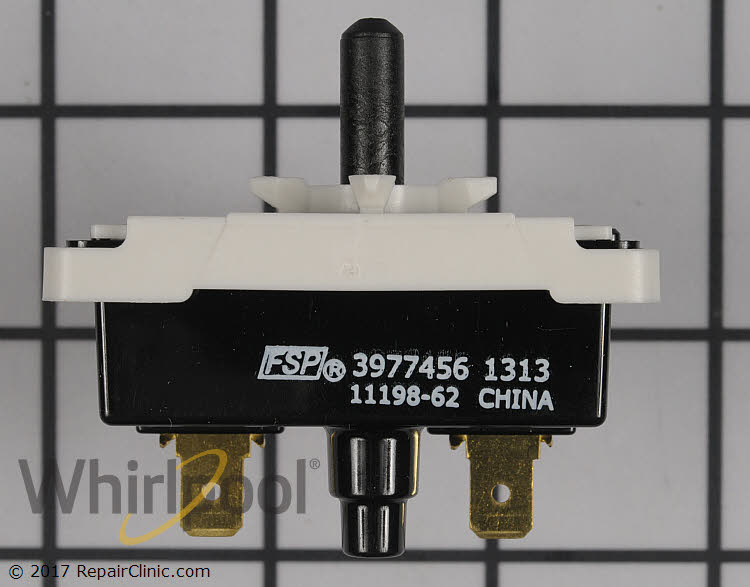 Whirlpool Switch Push To Star  Wp3977456 3977456 New In Bag Original Parts 