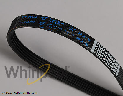 Drive Belt WPW10006384 | Whirlpool Replacement Parts