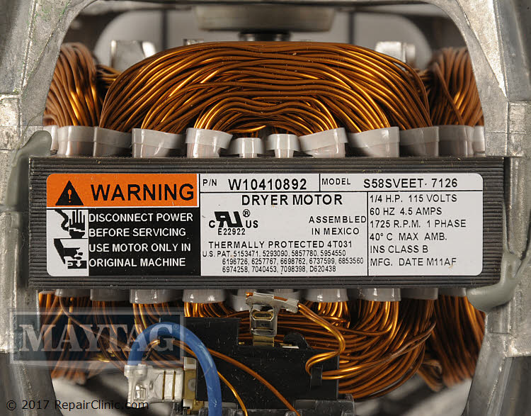 Genuine Maytag Neptune Dryer Drive Motor W10410999 303358 2118676