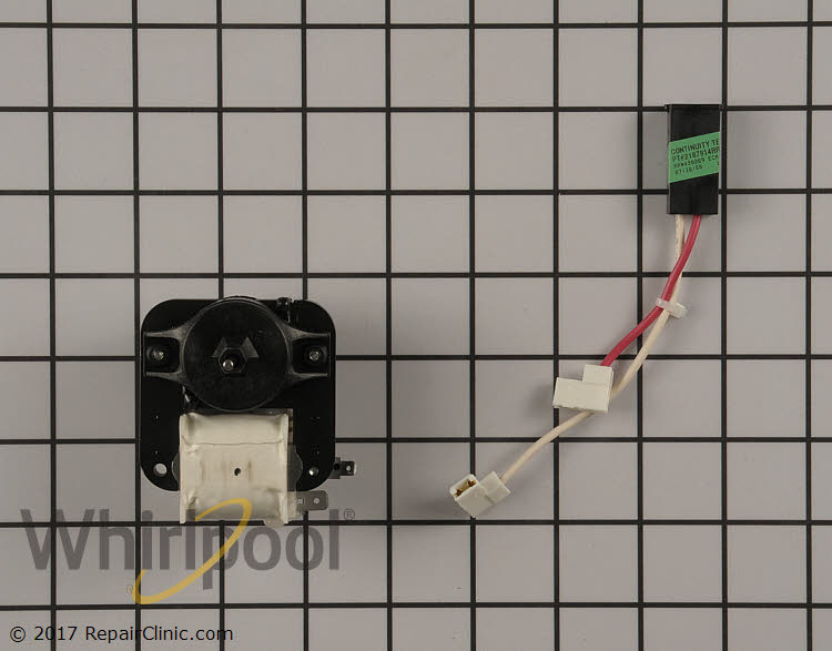 OEM Whirlpool Refrigerator Evaporator Fan Motor PN 4389144 