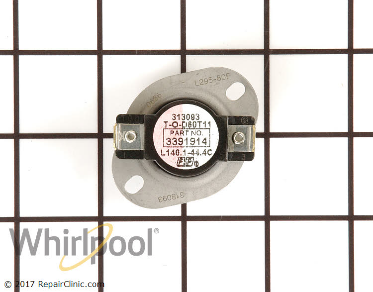 Whirlpool WP3391914 3391914 Dryer Thermostat 