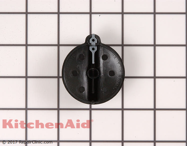 Whirlpool 9750372FF Surface burner control knob black 