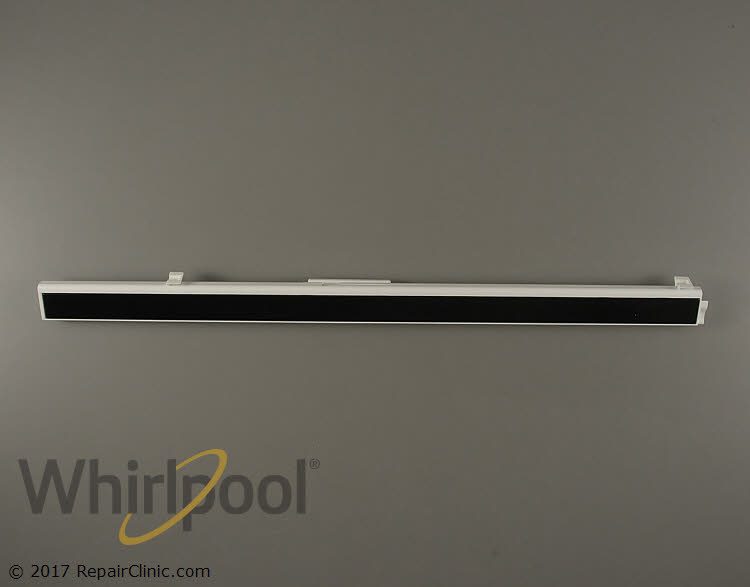 Refrigerator door mullion, black WP12722803B