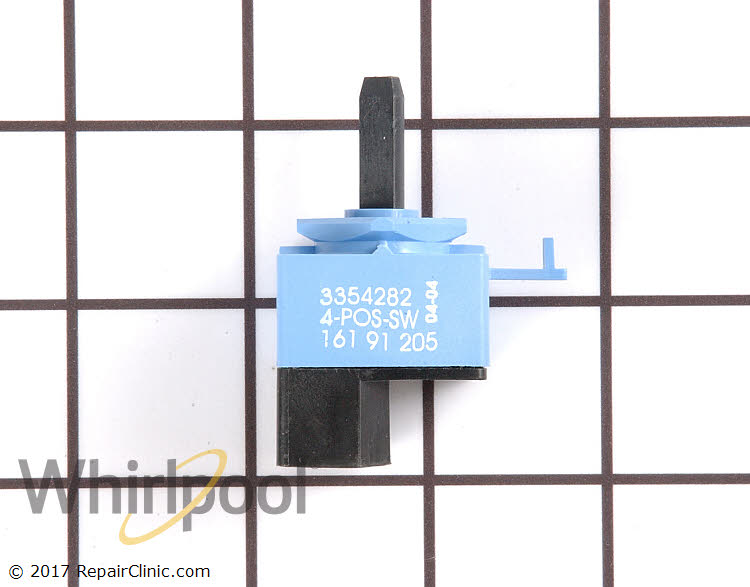 Switch Selector 4 Pin Whirlpool Wp3354282