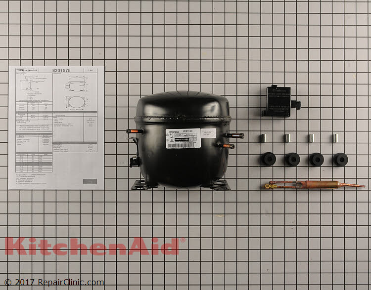 kitchenaid compressor replacement