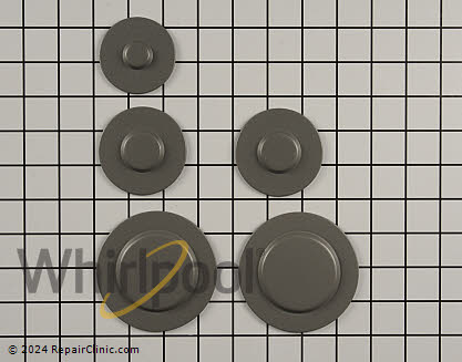 Surface Burner Cap WPW10183372 | Whirlpool Replacement Parts