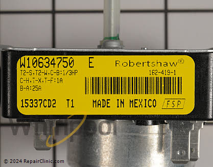 Timer W10846428 | Whirlpool Replacement Parts 