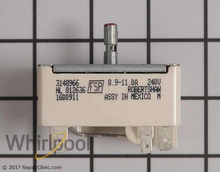 Surface Element Switch WP3148966 | Whirlpool Replacement Parts