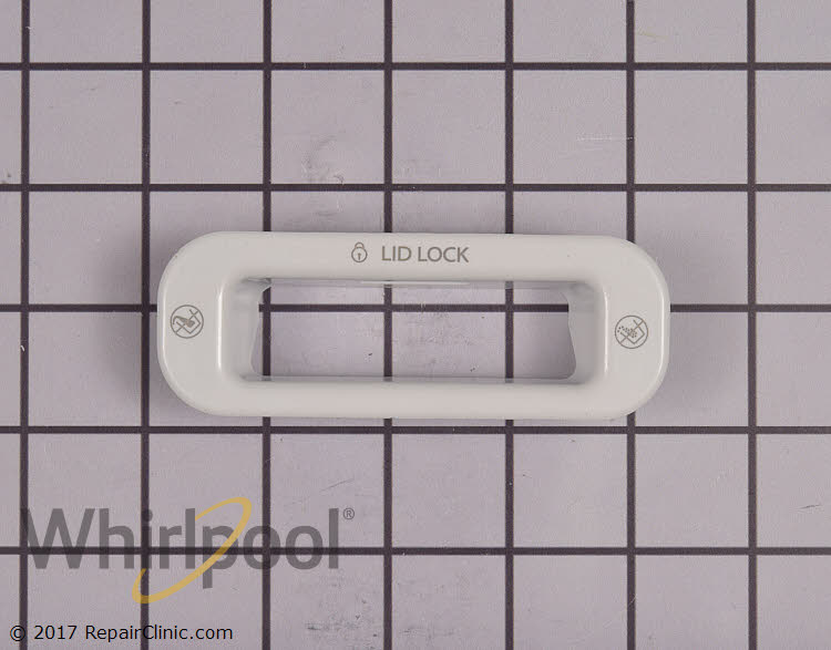 Whirlpool MVWB765FW3 Washer Lid Lock Bezel W11187057 W11237157