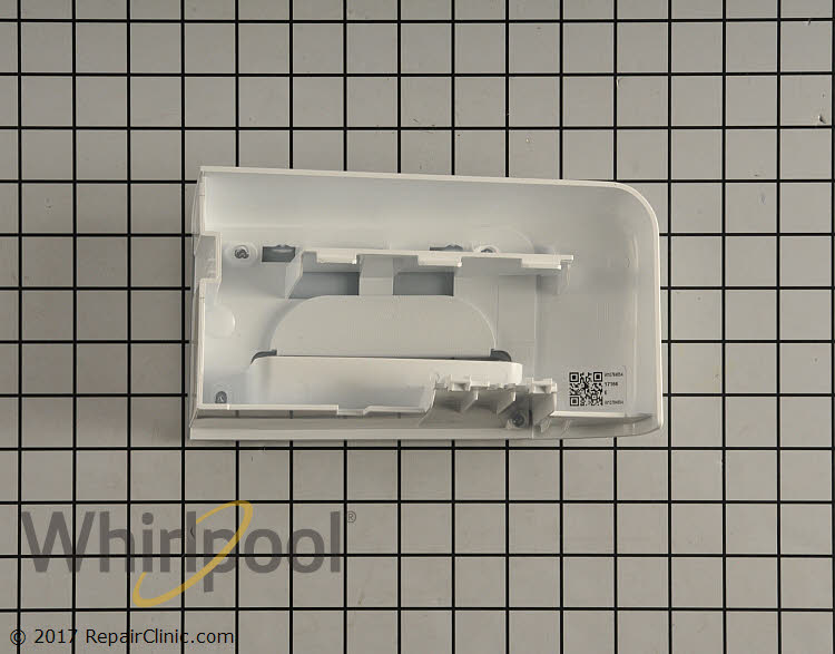OEM NEW W11254812 Whirlpool White Dispenser Drawer Handle 