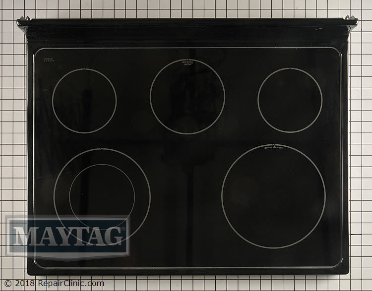 maytag glass stove top