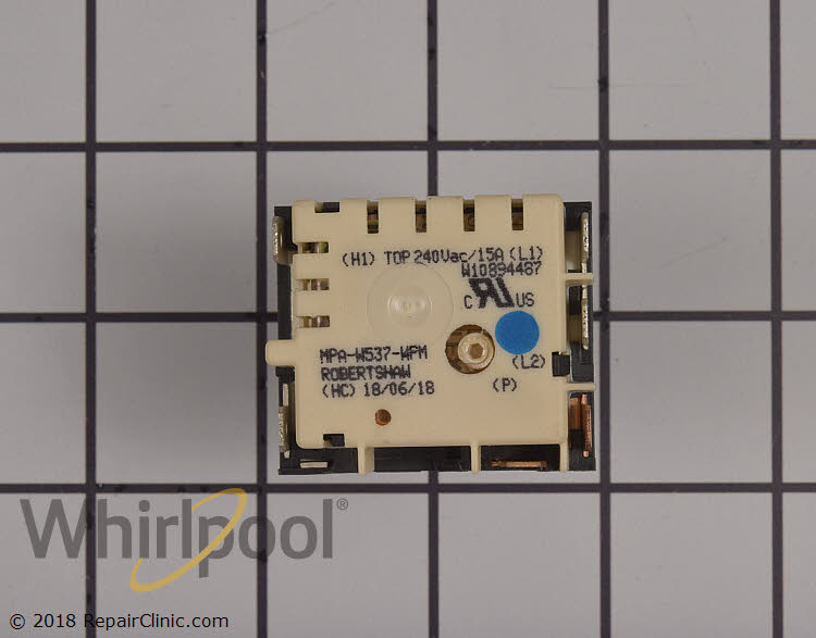 Surface Element Switch W11120795 | Whirlpool Replacement Parts  W11120791 Wiring Diagram    Whirlpool Replacement Parts
