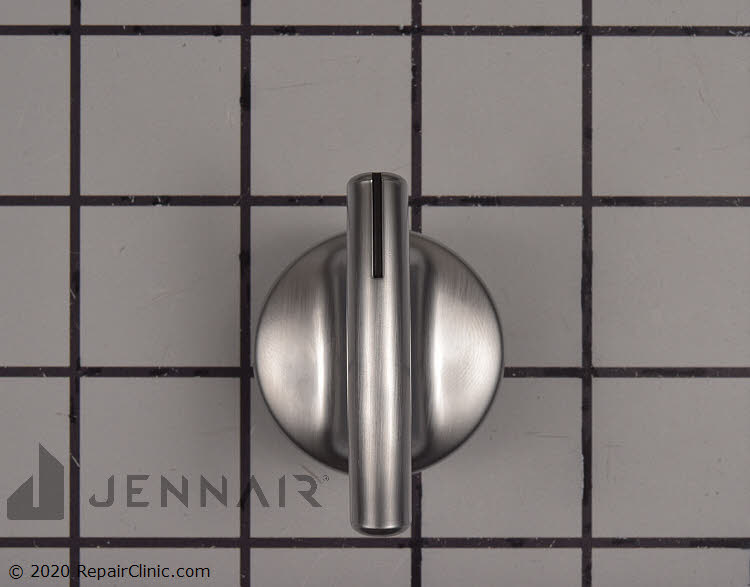 Jenn-Air black gas burner control knob part # WPY704918 stove range 