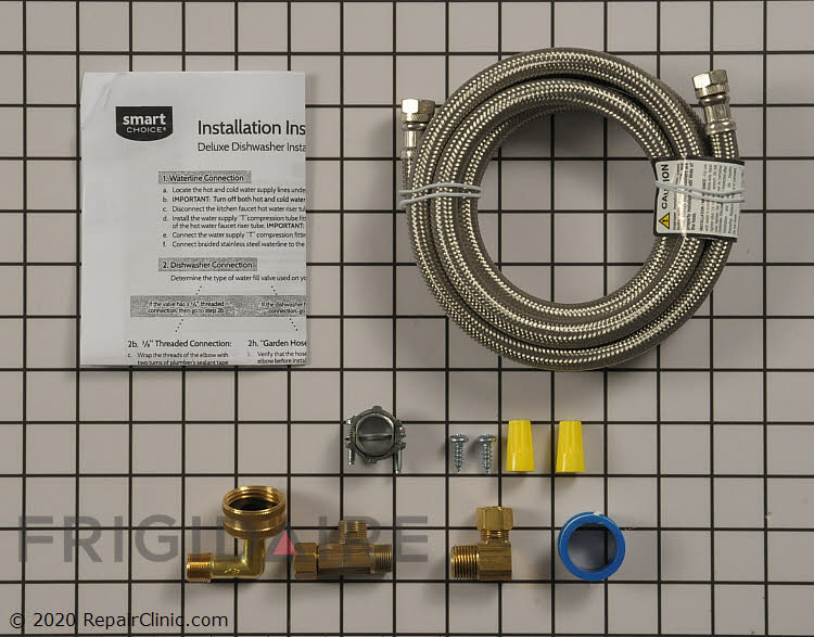 how to replace a dishwasher water line