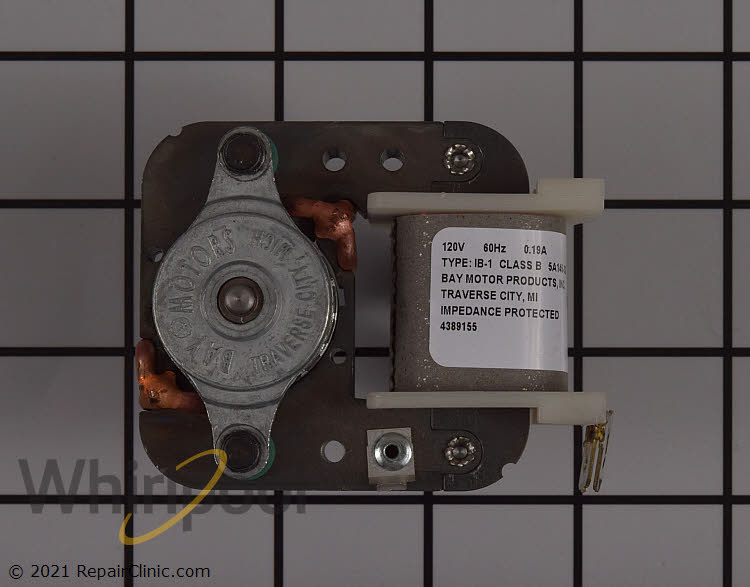 WP4389155 Whirlpool Evaporator Fan Motor OEM WP4389155 WP4389155 Whirlpool Evaporator Fan Motor OEM WP4389155