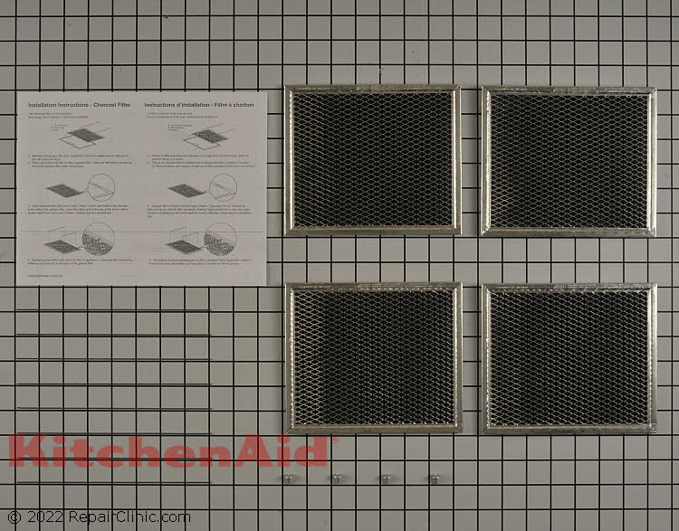 kitchenaid vent hood charcoal filter