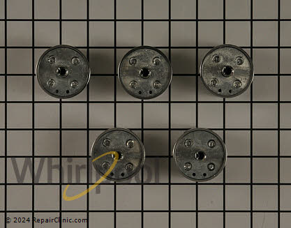 ERP Exact Replacement Burner Knobs (5-Pack) – Fits Whirlpool Stoves, Part W10698166