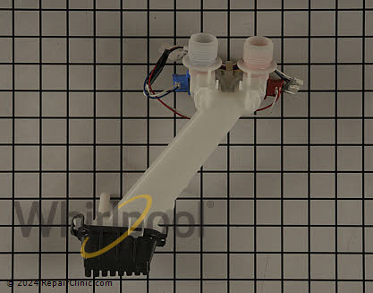 thumbnail image 2 of W11385821, W11513255 Genuine Whirlpool Washer Water Inlet Valve Assy 2 of 12