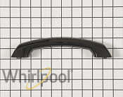 Original Maytag MMV4205AAB Black Microwave Door Handle – Glossy Finish, Over-the-Range Model